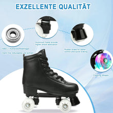 Load image into Gallery viewer, PU Leather Roller Skates Skating Shoes