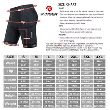 Load image into Gallery viewer, X-TIGER Men Cycling Shorts with Back Pocket 5D Gel Padded Bike Shorts