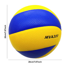 Load image into Gallery viewer, PU Soft Size 5 Volleyball V300W MVA300 Ball Indoor Outdoor Volleyball