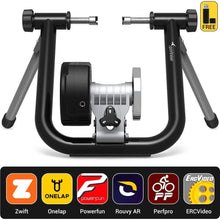 Load image into Gallery viewer, Stationary Bike Trainer with Bluetooth & ANT+ for 26-29 and 700C Wheels, Compatible with Zwift, Onelap, Rouvy AR Apps