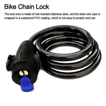 Load image into Gallery viewer, 90cm Heavy Duty Strong Motorcycle Padlock Lock Bike Chain Lock