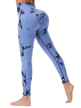 Load image into Gallery viewer, Women's Seamless Tie-dye Yoga Pants
