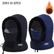 Load image into Gallery viewer, Cold Weather Thermal Balaclava Scarf Winter Windproof Hood Hat Plush Neck Warmer Ski Face Mask