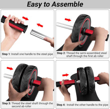 Load image into Gallery viewer, Ab Roller Wheel Heavy Duty Workout Equipment for Home Gym