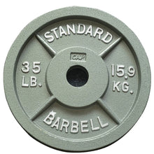 Load image into Gallery viewer, Cast iron Baked Paint Barbell Piece, Weightlifting Plates