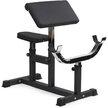 Load image into Gallery viewer, Adjustable Preacher Curl Weight Station