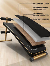 Load image into Gallery viewer, Sit Up Bench, Adjustable Workout Bench for Ab Exercise