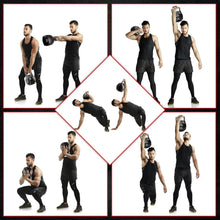 Load image into Gallery viewer, Kettlebell Weight Set-Quickly Adjusts 7 Weights(5lb-44lb)