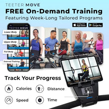 Load image into Gallery viewer, Teeter FreeStep Recumbent Cross Trainer Stepper, Zero-Impact Exercise Bike Alternative w/Patented Physical Therapy Stride