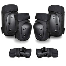 Load image into Gallery viewer, Adult/Kids Knee Pads Elbow Pads Wrist Guards 6 in 1 Protective Gear