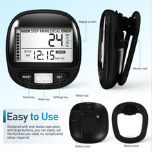 Load image into Gallery viewer, Electronic Pedometer Distance Step Counter Step Counter Display Memory