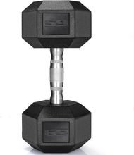 Load image into Gallery viewer, Rubber Hex Dumbbell Hand Weight
