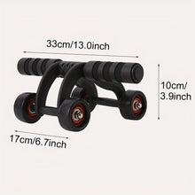 Load image into Gallery viewer, 1pc Abdominal Exercise Wheel - Four Wheels For Stability