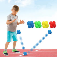 Load image into Gallery viewer, 1Pc Hexagonal Reaction Ball Silicone Agility Coordination Reflex Exercise