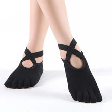 Load image into Gallery viewer, Women Breathable Yoga Socks Five Toe
