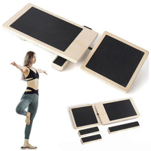 Load image into Gallery viewer, Wooden Foot Trainer Single Foot Balance Board For Ballet Pilates Balance Training Ankle