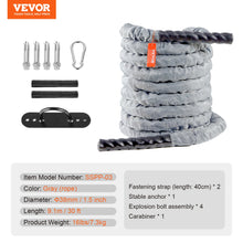 Load image into Gallery viewer, VEVOR Battle Rope Polyester Exercise Rope Battle Exercise Equipment