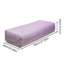 Load image into Gallery viewer, Versatile Yoga Bolster Support Cushion Removable Cover for Poses Modification Meditation