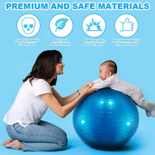 Load image into Gallery viewer, 6 Pcs Yoga Ball Exercise Ball PVC Stability Balance