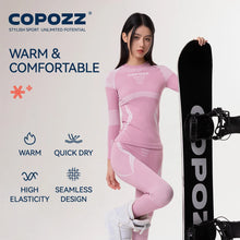 Load image into Gallery viewer, COPOZZ Winter Ski Thermal Underwear Sets Men Women