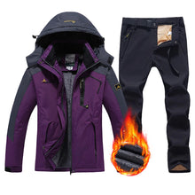 Load image into Gallery viewer, Ski Suit Women's Waterproof Snowboard Jacket Pants