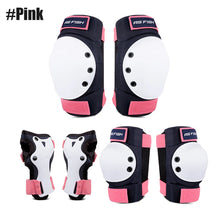 Load image into Gallery viewer, Adult/Youth/Junior Knee Pads Elbow Pads Wrist Guards 3 in 1 Protective Gear, for Skateboard