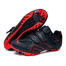 Load image into Gallery viewer, Men Cycling Sneakers MTB Shoes Anti Slip Breathable Clip Mountain Bike Footwear