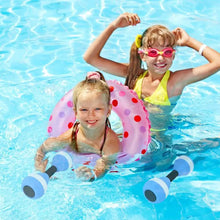 Load image into Gallery viewer, 1 Pair Water Aerobics Dumbbell Aquatic EVA Barbell