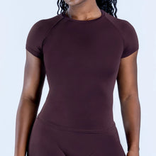 Load image into Gallery viewer, Impact Short Sleeve Top for Women Workout Gym Crop Top Light Weight Yoga Top Shirt