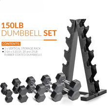 Load image into Gallery viewer, Dumbbell Set with Rack