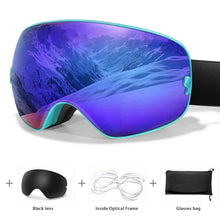 Load image into Gallery viewer, Men Women Outdoor Sports Ski goggles Anti-fog Snowboarding Snowmobile Glasses