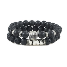 Load image into Gallery viewer, 2pcs/set Buddha Head Bracelet for Women Men