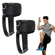 Load image into Gallery viewer, 1Pair Dumbbell Ankle Strap Adjustable Ankle Weights for Glute Leg Workouts