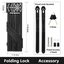 Load image into Gallery viewer, WEST BIKING Foldable Bike Lock