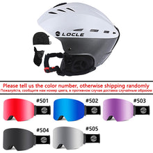 Load image into Gallery viewer, LOCLE Ski Helmet Men and Women Skiing Helmet Kids Boys Girls Ski Skateboard