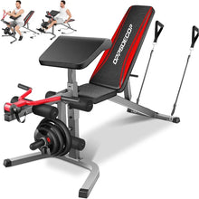 Load image into Gallery viewer, Professional Weight Bench with Leg Extension&Leg Curl&Preacher Curl,