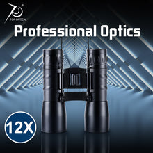 Load image into Gallery viewer, TOPOPTICAL 12x32 Compact Professional Binoculars