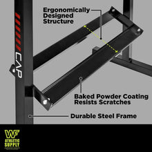 Load image into Gallery viewer, Rubber Coated Hex Dumbbell Set with Two Tier Premium Storage Rack