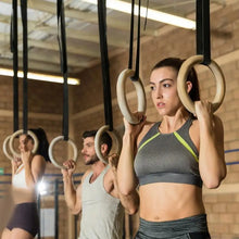 Load image into Gallery viewer, Exercise Rings With Straps Versatile Home Fitness Equipment Calisthenics Rings