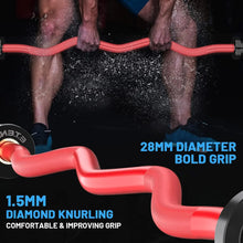 Load image into Gallery viewer, 47" Curl Bar 500-lbs Capacity Steel Barbell