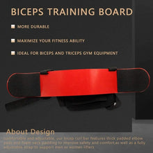 Load image into Gallery viewer, Adjustable Weightlifting Biceps Training Board Arm Blaster