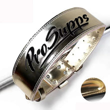 Load image into Gallery viewer, Weight Lifting Leather Belt