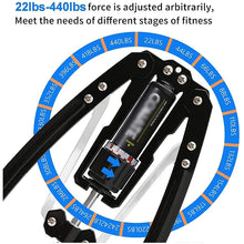 Load image into Gallery viewer, Arm Exerciser Adjustable Pressure 22-440lbs Forearm Workout Equipment Chest Expander