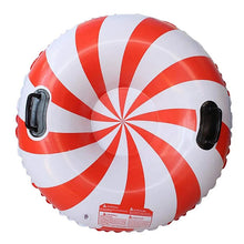 Load image into Gallery viewer, Inflatable Ski Circle Winter Inflatable Snow Tire with Handle Skiing Circle Rings Thickened PVC Snowboard