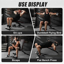 Load image into Gallery viewer, Weight Bench Press, Adjustable Workout Benches for Home Gym