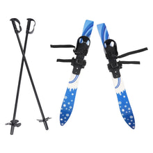 Load image into Gallery viewer, Kid's Beginner Snow Skis and Poles for Age 2-8 Years Old