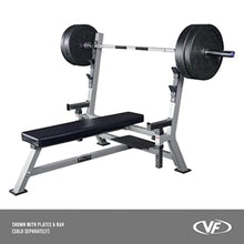 Load image into Gallery viewer, Bench Press Station with Squat Rack – Adjustable Spotter