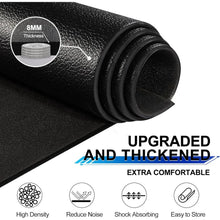 Load image into Gallery viewer, large exercise mat, 8' x 6'/8' x 4'/6' x 4' extra durable workout mats for home gym flooring
