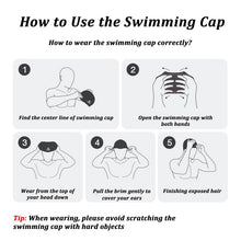 Load image into Gallery viewer, New Printed Men Swimming Cap Women Long Hair Swim Pool Hat