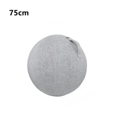 Load image into Gallery viewer, 55-75cm Linen Yoga Ball Cover Non-slip Fitness Bal